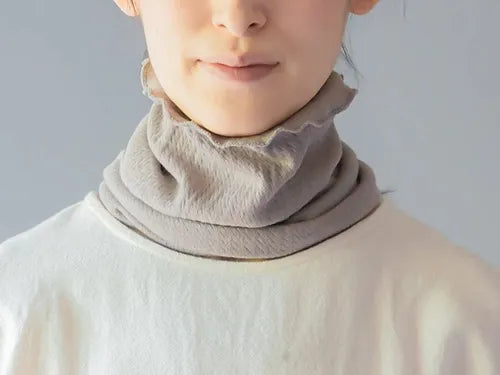 Japanese-made neck warmer for sleeping and daily use