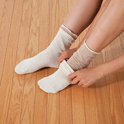 Japanese-made Cocoonfit 4-layer cold-weather socks (silk x cotton) size S