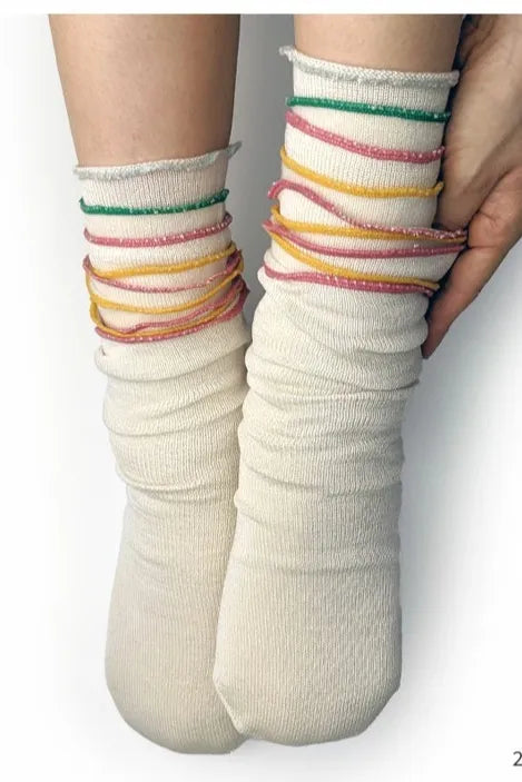 [Pre-order] Japanese-made 10-layer cold-repellent socks (silk x wool)