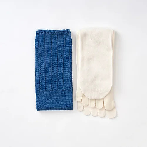 Japanese-made 4-layer cold-proof socks (silk x wool)