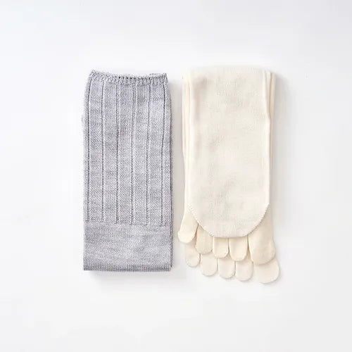 Japanese-made 4-layer cold-proof socks (silk x wool)