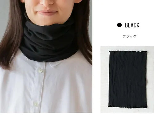 Japanese-made neck warmer for sleeping and daily use