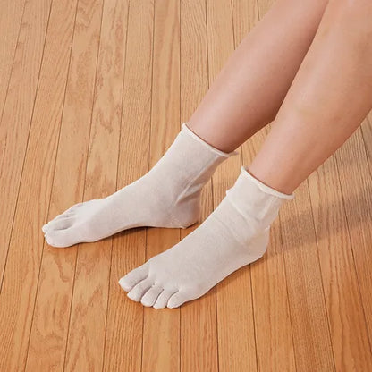 Japanese-made Cocoonfit 4-layer cold-weather socks (silk x cotton) size S