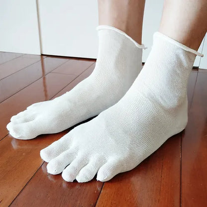 Japanese-made Cocoonfit 4-layer cold-weather socks (silk x cotton) size L