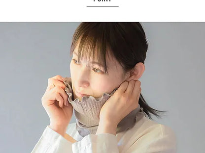 Japanese-made neck warmer for sleeping and daily use