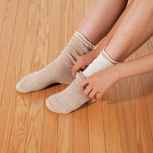 Japanese-made Cocoonfit 4-layer cold-weather socks (silk x cotton) size S