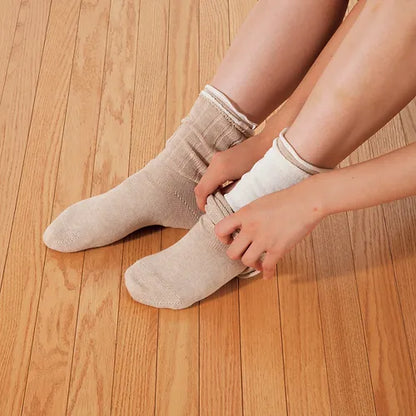 Japanese-made Cocoonfit 4-layer cold-weather socks (silk x cotton) size S