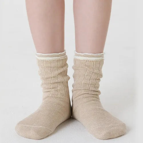 Japanese-made Cocoonfit 4-layer cold-weather socks (silk x cotton) size S