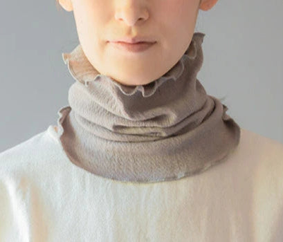 Japanese-made neck warmer for sleeping and daily use